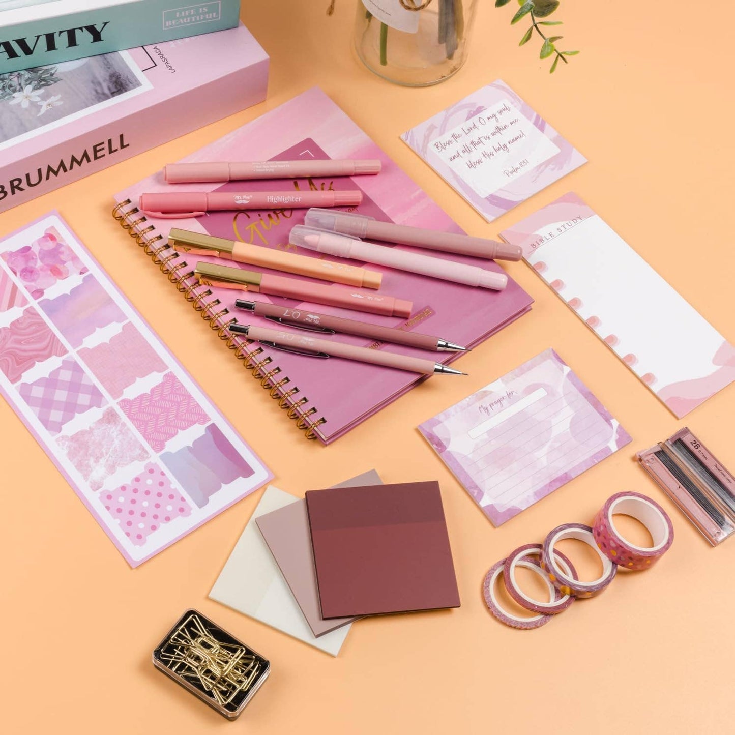 Pink Mr. Pen Bible Journaling Kit for Women