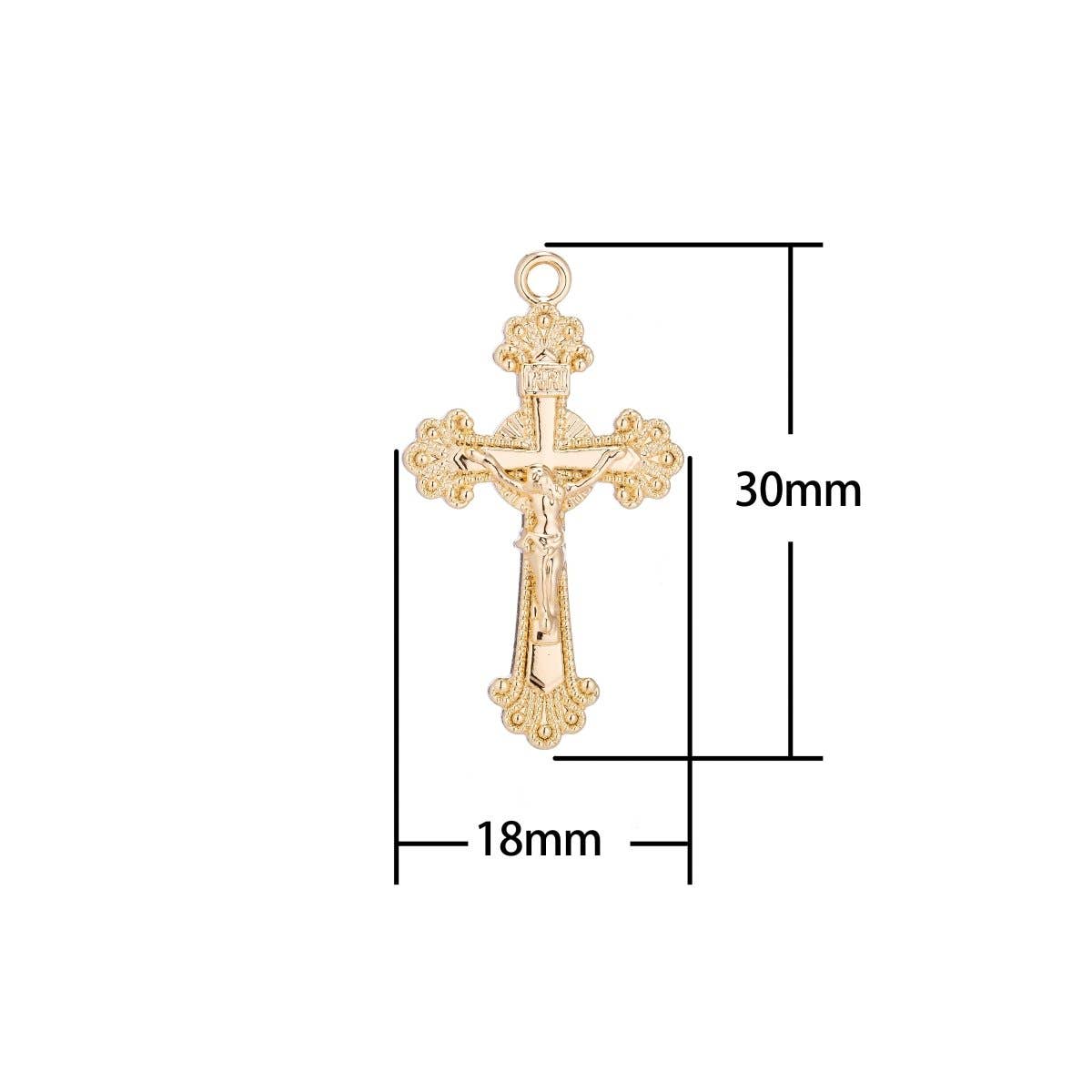 Ornate Crucifix Charm