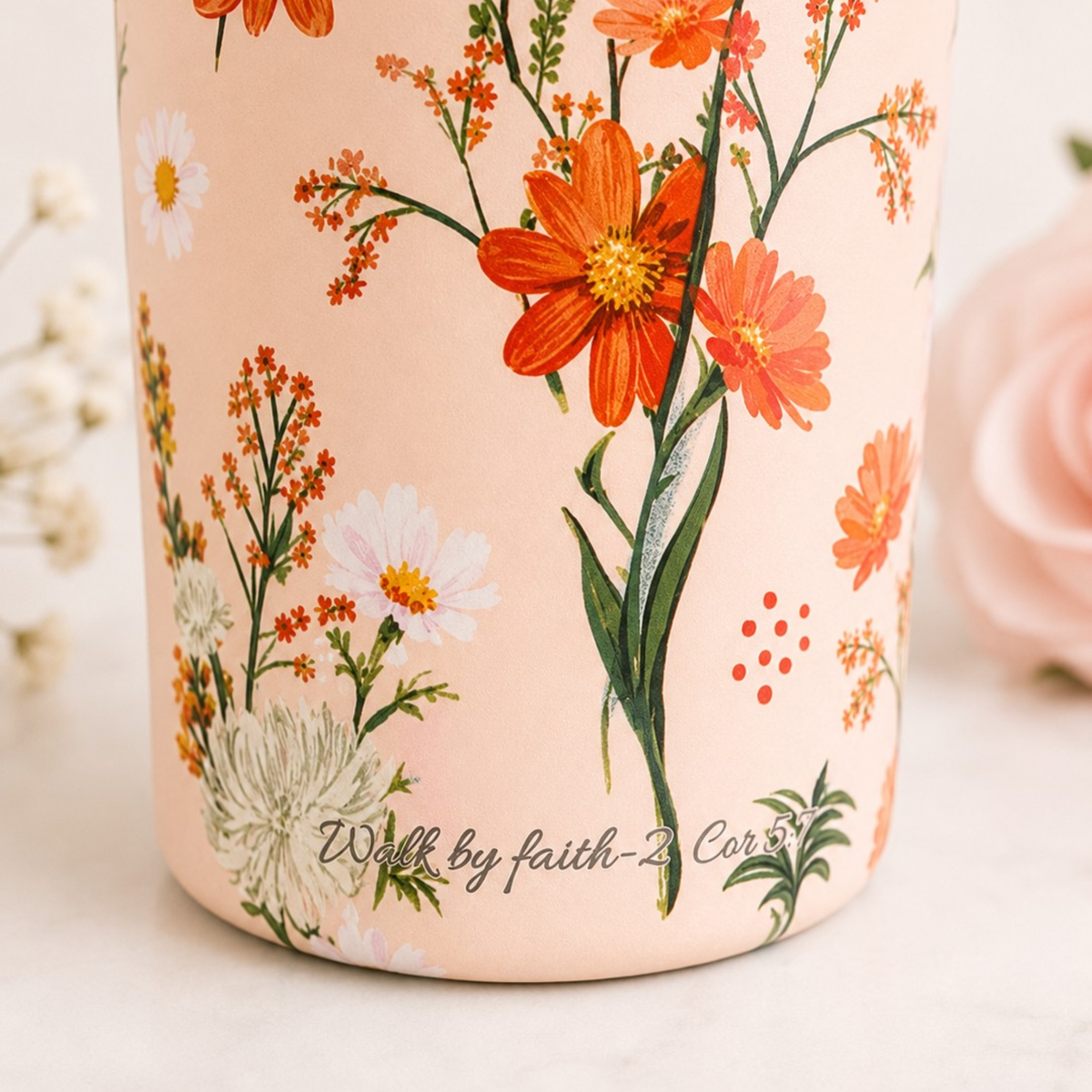 Humbled Faith Floral Tumbler
