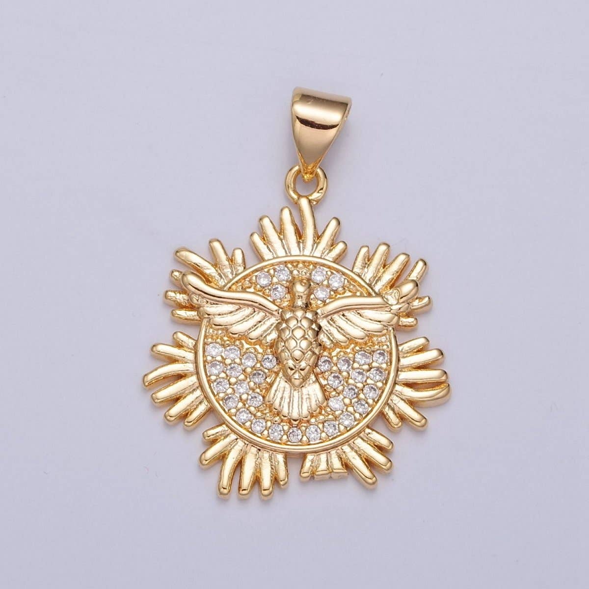 Gold Filled Holy Spirit Dove Pendant