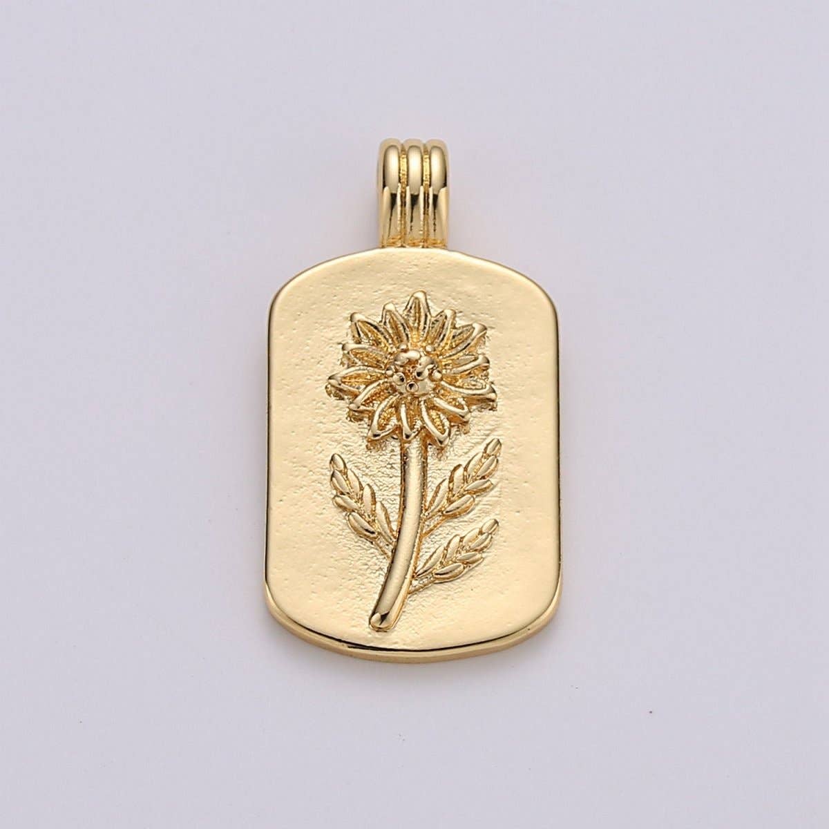 Gold-Filled Sunflower Charm