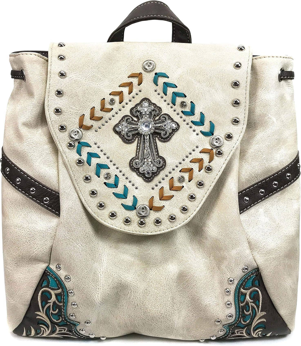 Western Cross Women's Backpack: Beige