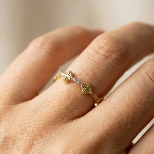 The Eternal Ring: 18K Gold Coating