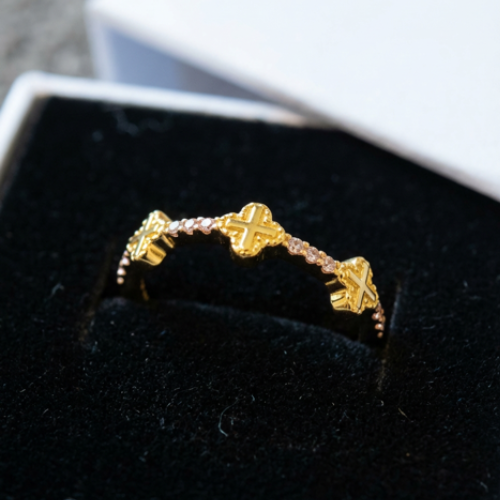 The Eternal Ring: 18K Gold Coating