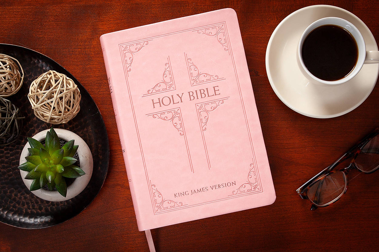 KJV Bible - Giant Print Blush
