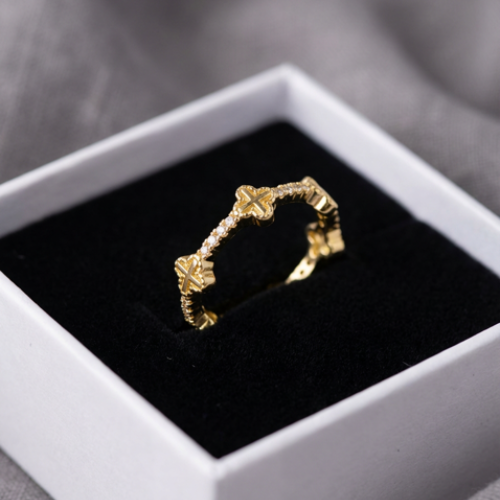 The Eternal Ring: 18K Gold Coating