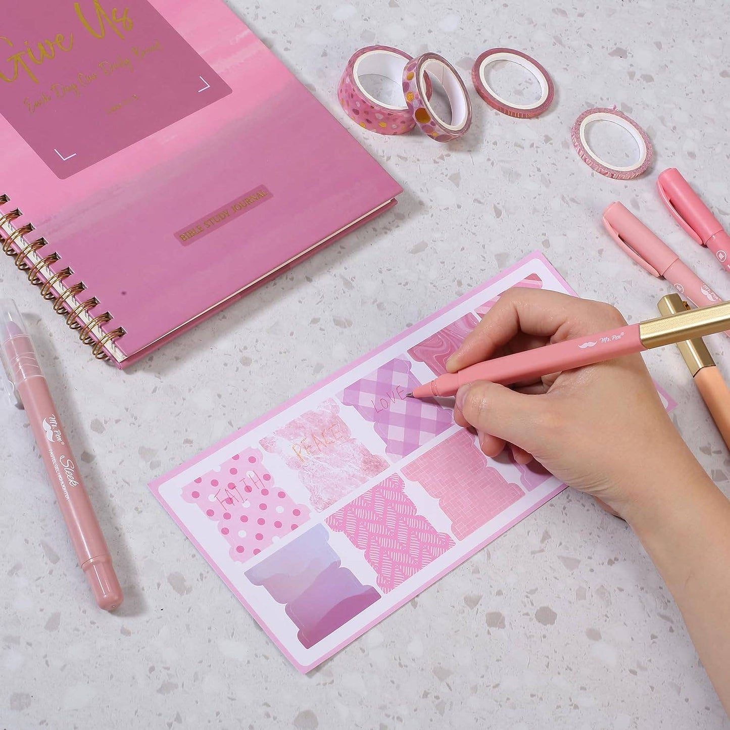 Pink Mr. Pen Bible Journaling Kit for Women