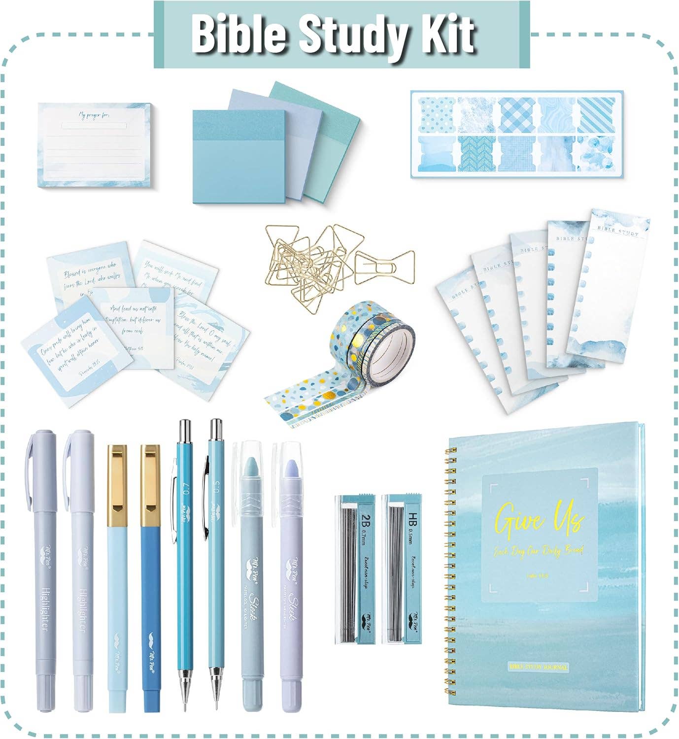 Ocean Breeze Bible Journaling Kit for Women