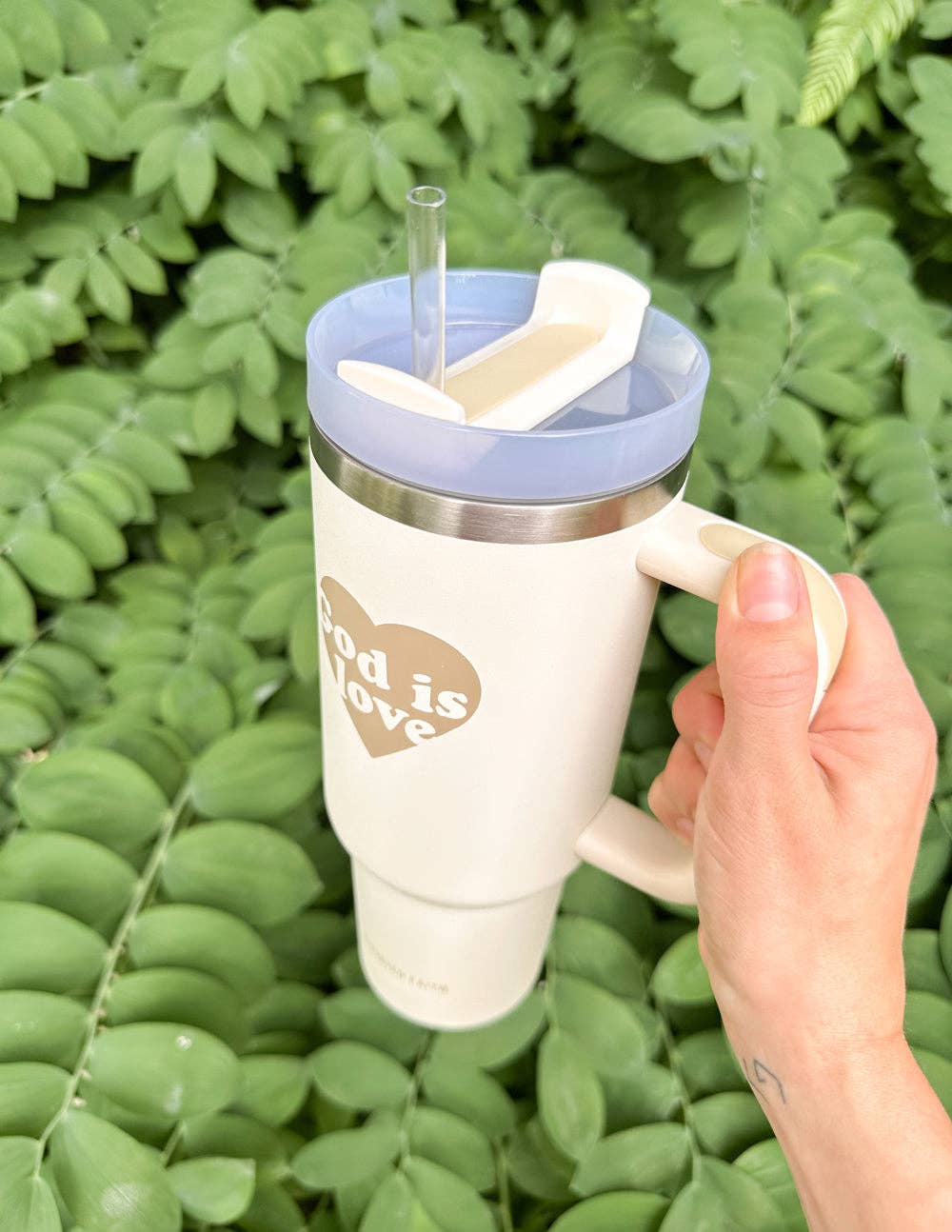 God is Love: 40 oz Tumbler