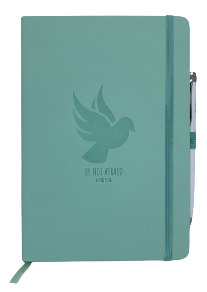 'Be Not Afraid' Holy Spirit Journal: Green