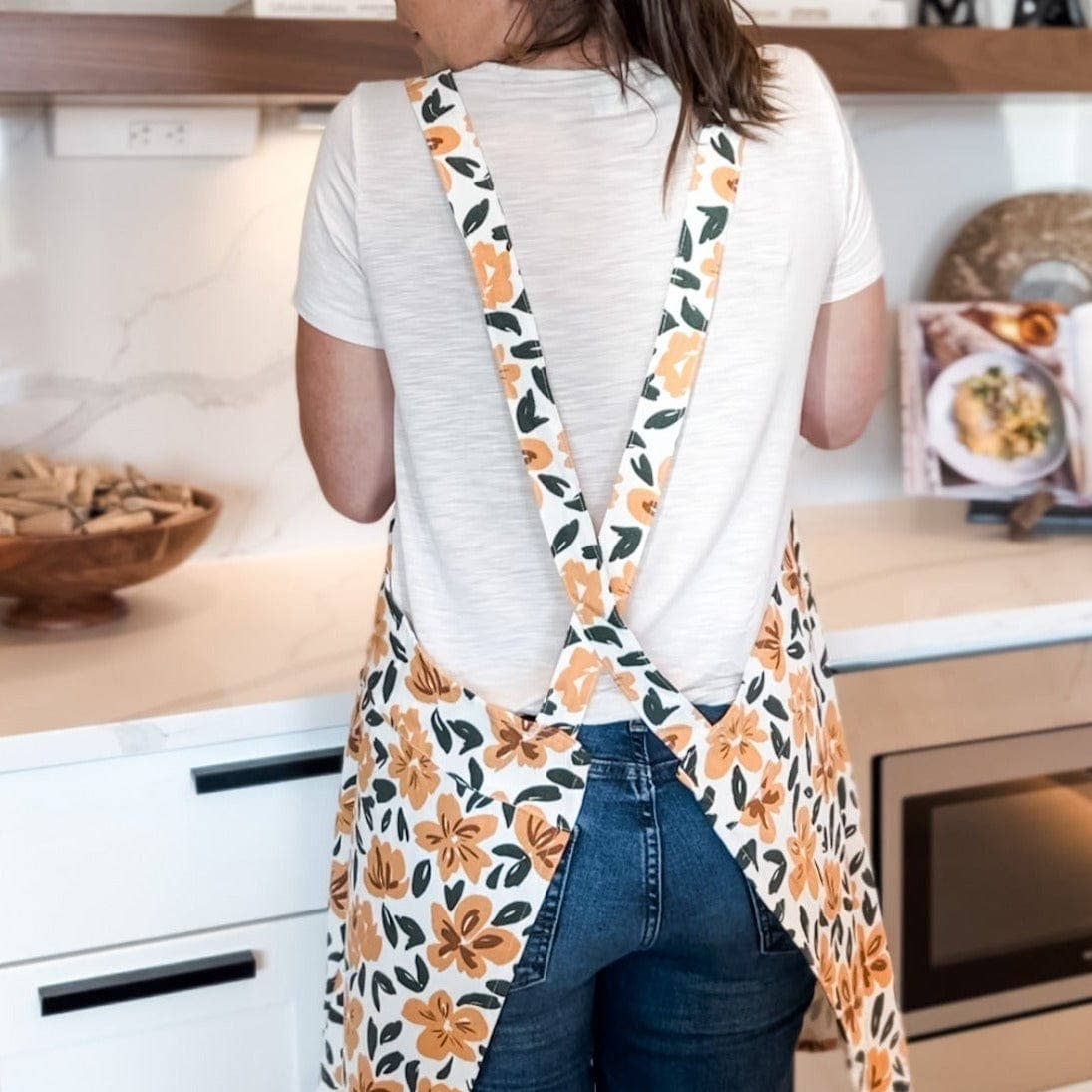 Scripture-Inspired Kitchen Apron — “Give Us This Day Our Daily Bread”