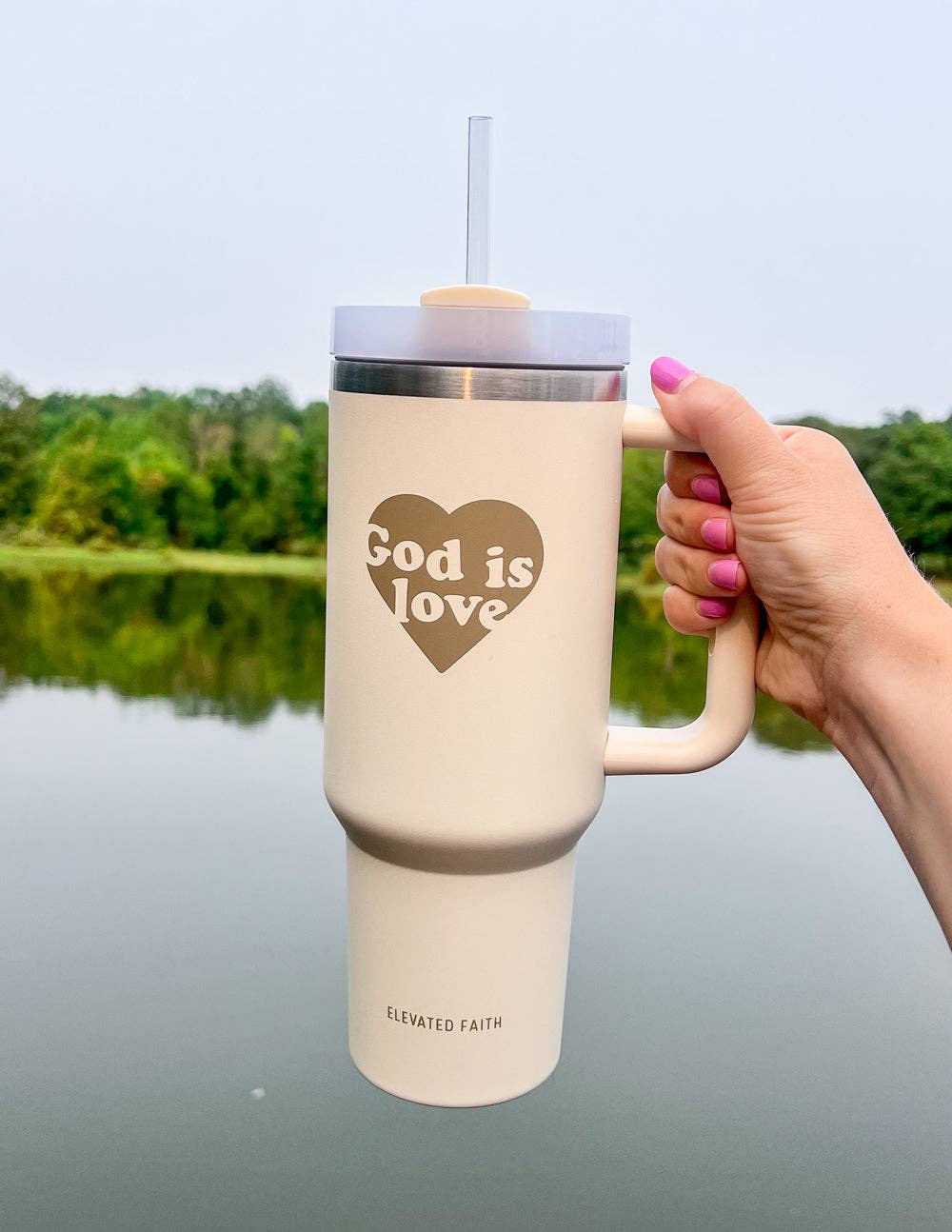God is Love: 40 oz Tumbler