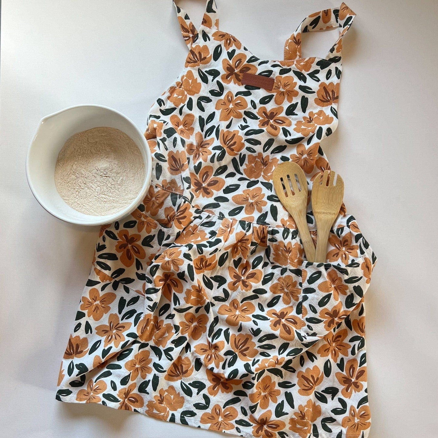 Scripture-Inspired Kitchen Apron — “Give Us This Day Our Daily Bread”