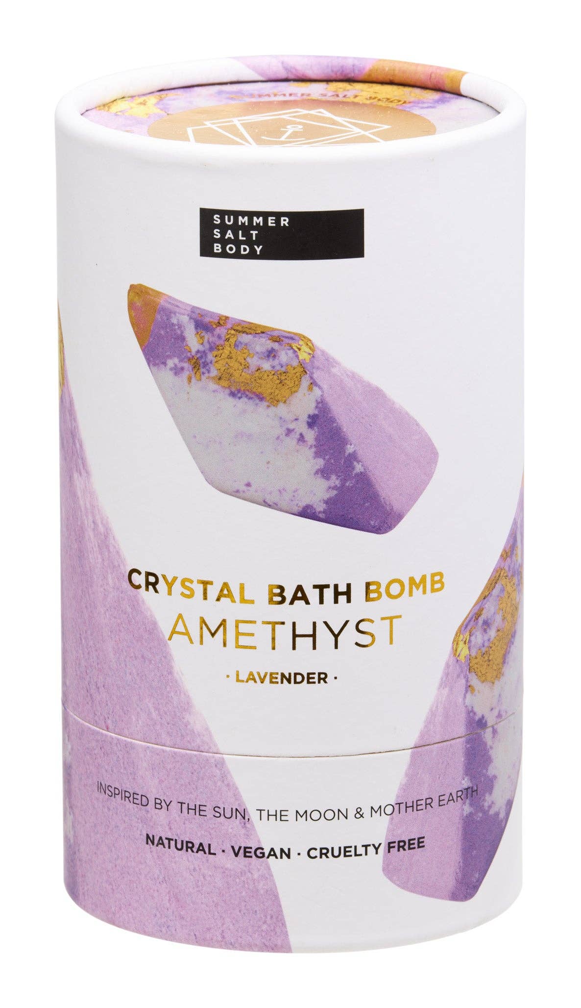 Crystal Bath Bomb - Amethyst - Lavender