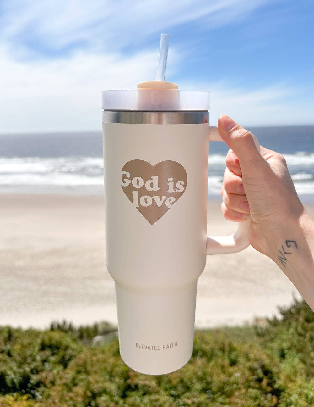 God is Love: 40 oz Tumbler