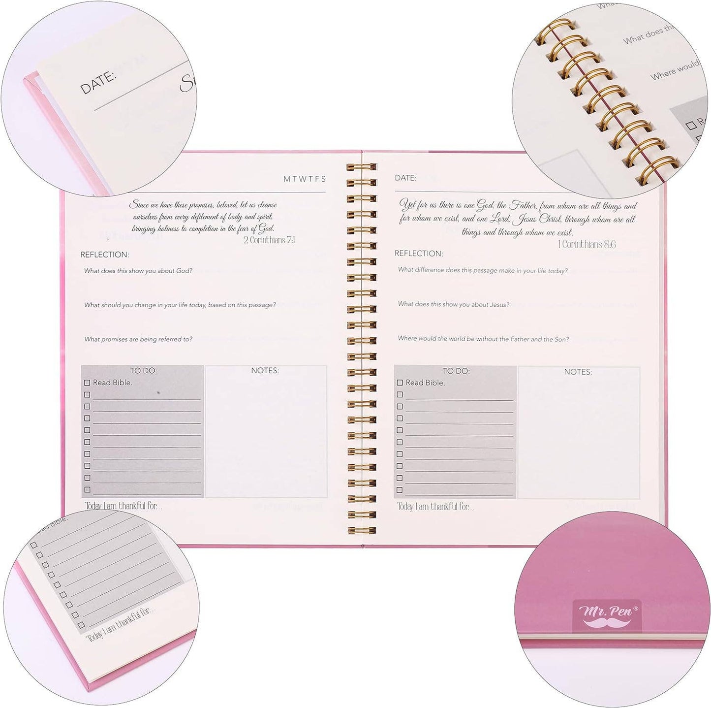 Pink Mr. Pen Bible Journaling Kit for Women