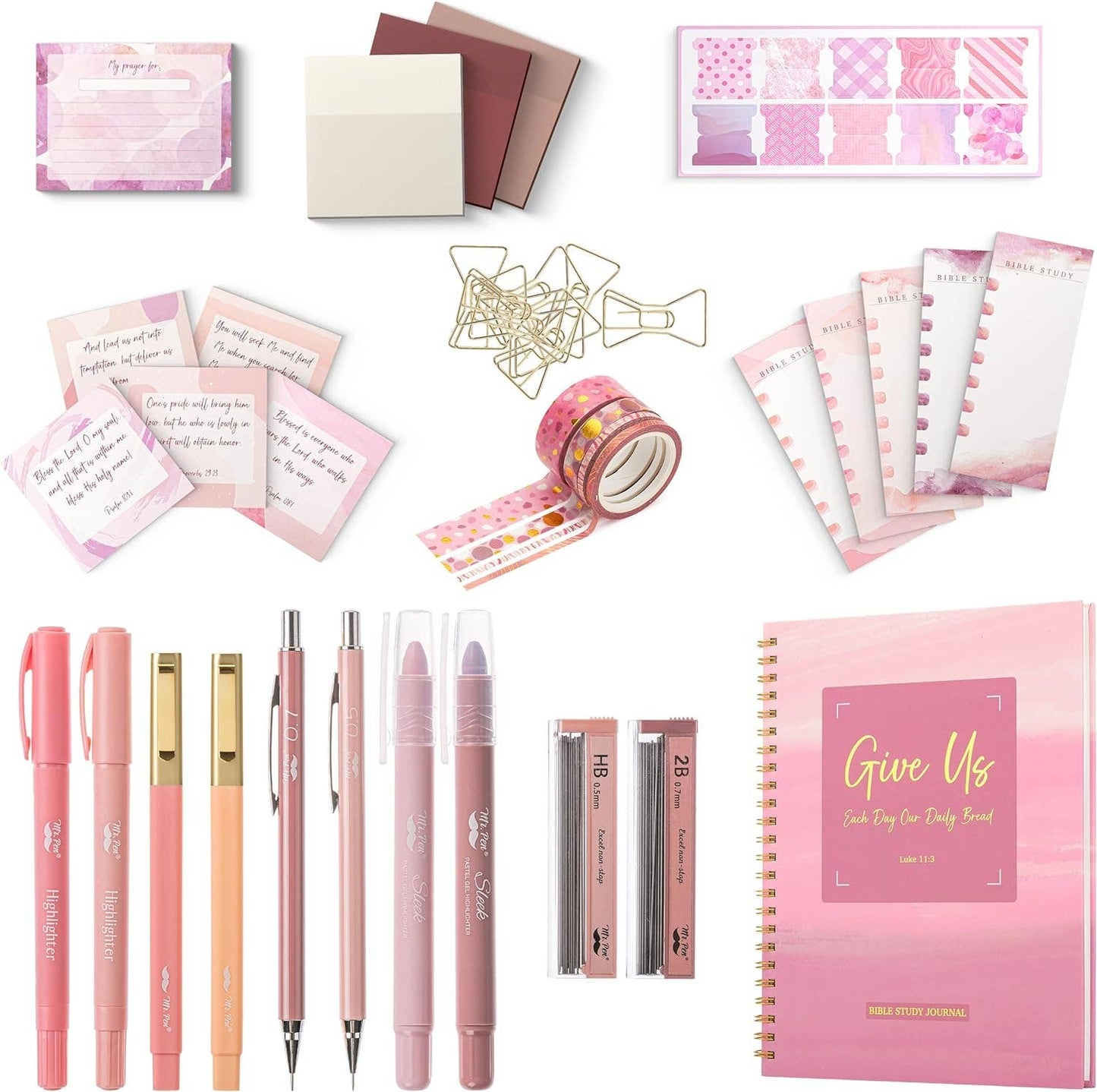 Pink Mr. Pen Bible Journaling Kit for Women