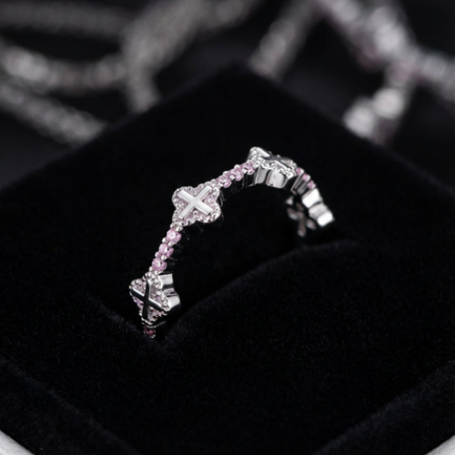 The Eternal Ring: Pink Rhodium Coating