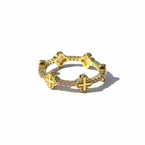 The Eternal Ring: Pink 18K Gold Coating