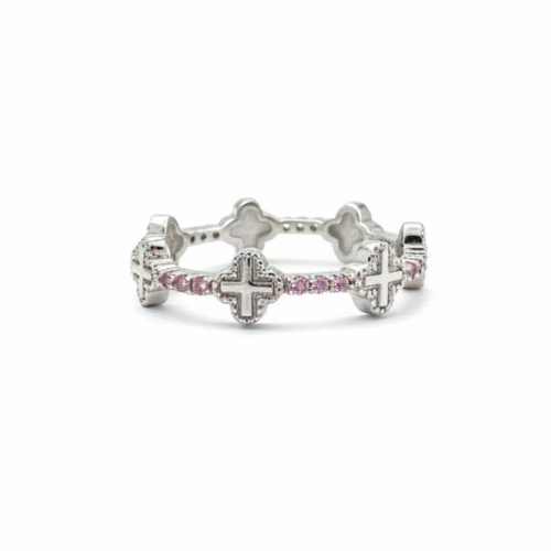 The Eternal Ring: Pink Rhodium Coating