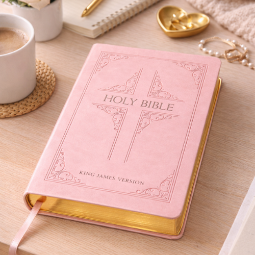 KJV Bible - Giant Print Blush