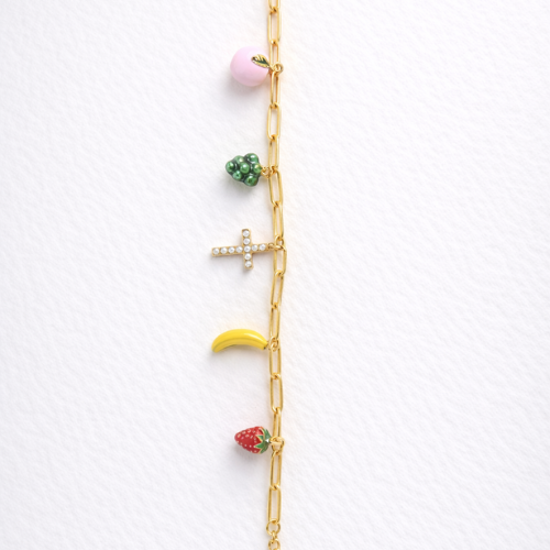 Fruit of the Spirit Charm Bracelet — 18K Gold PVD
