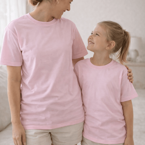 God Gave Me You – Matching Mum & Me Tees: Pink Adult