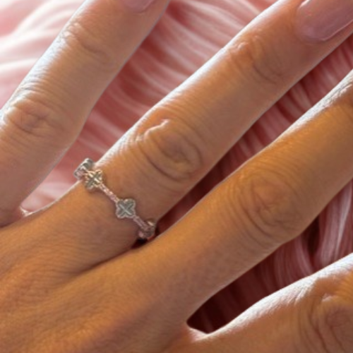 The Eternal Ring: Pink Rhodium Coating
