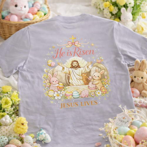 Humbled Faith Easter Tee – “Redeemed / He Is Risen”