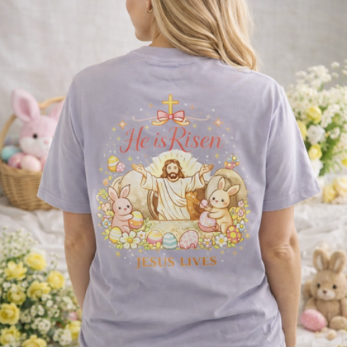 Humbled Faith Easter Tee – “Redeemed / He Is Risen”
