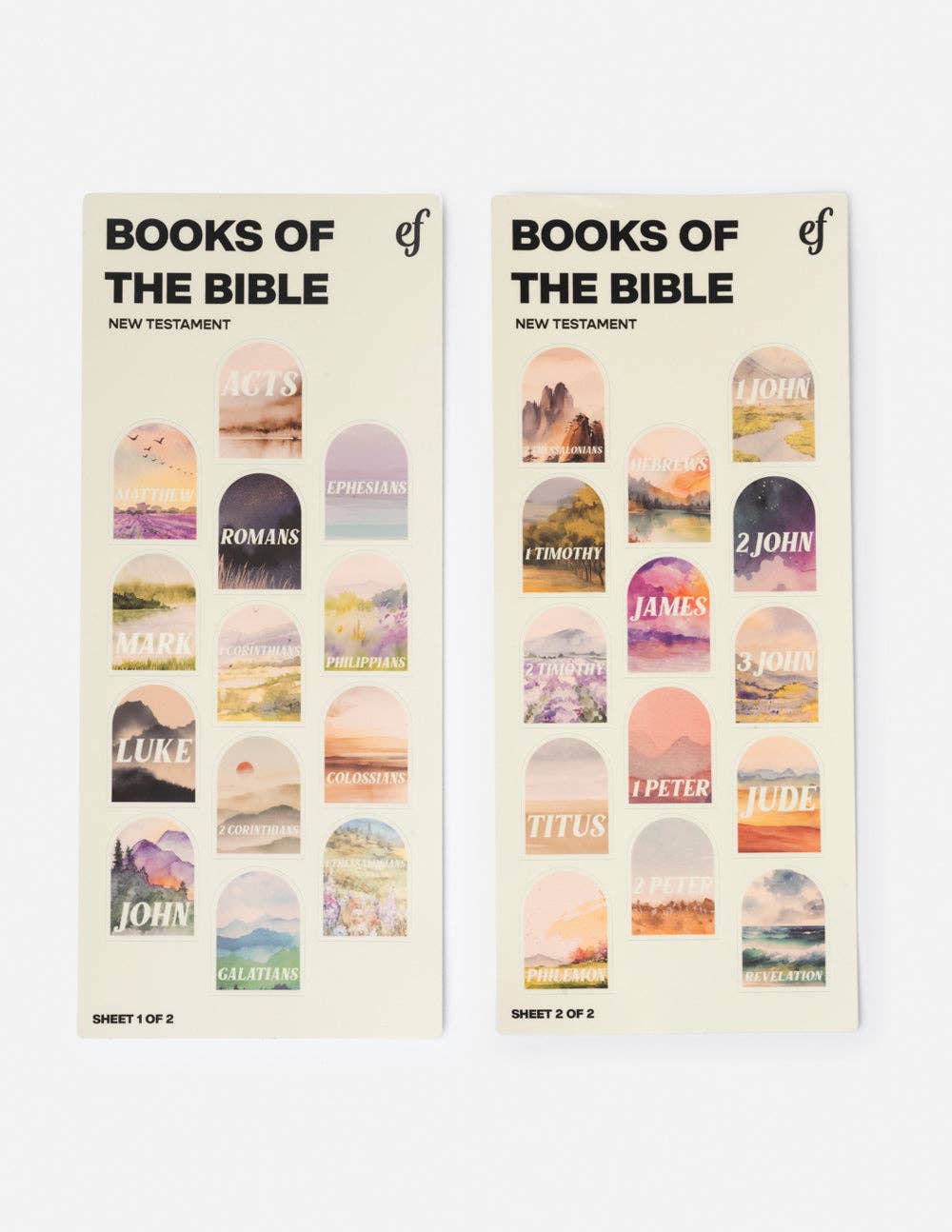 New Testament Bible Checklist Tumbler + Sticker Set — 40oz