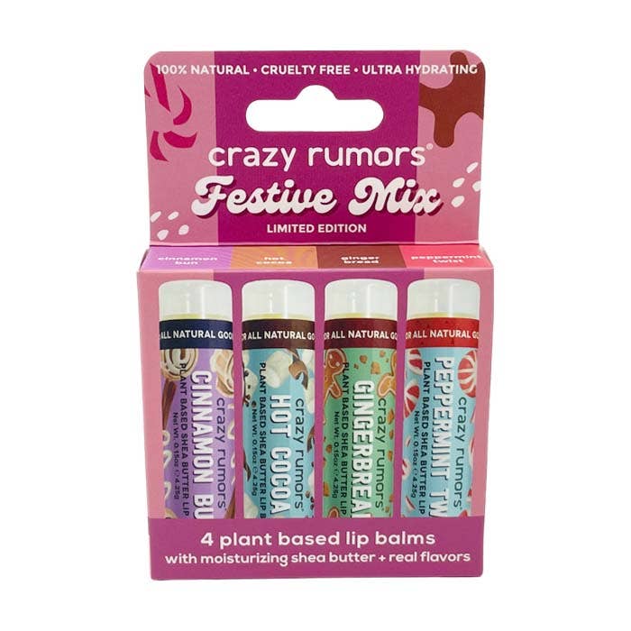 Festive Mix -  4 Pack Lip Balm Gift Box