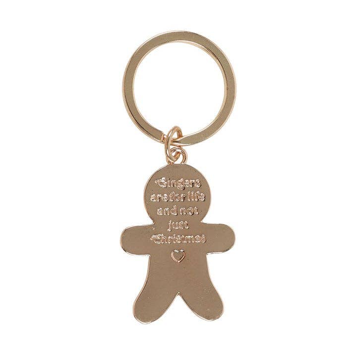 Gingerbread Man Christmas Keyring