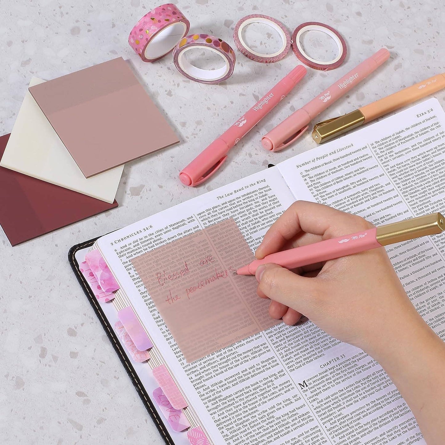 Pink Mr. Pen Bible Journaling Kit for Women