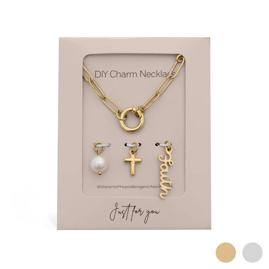 Gold DIY Faith Gift Set Necklace