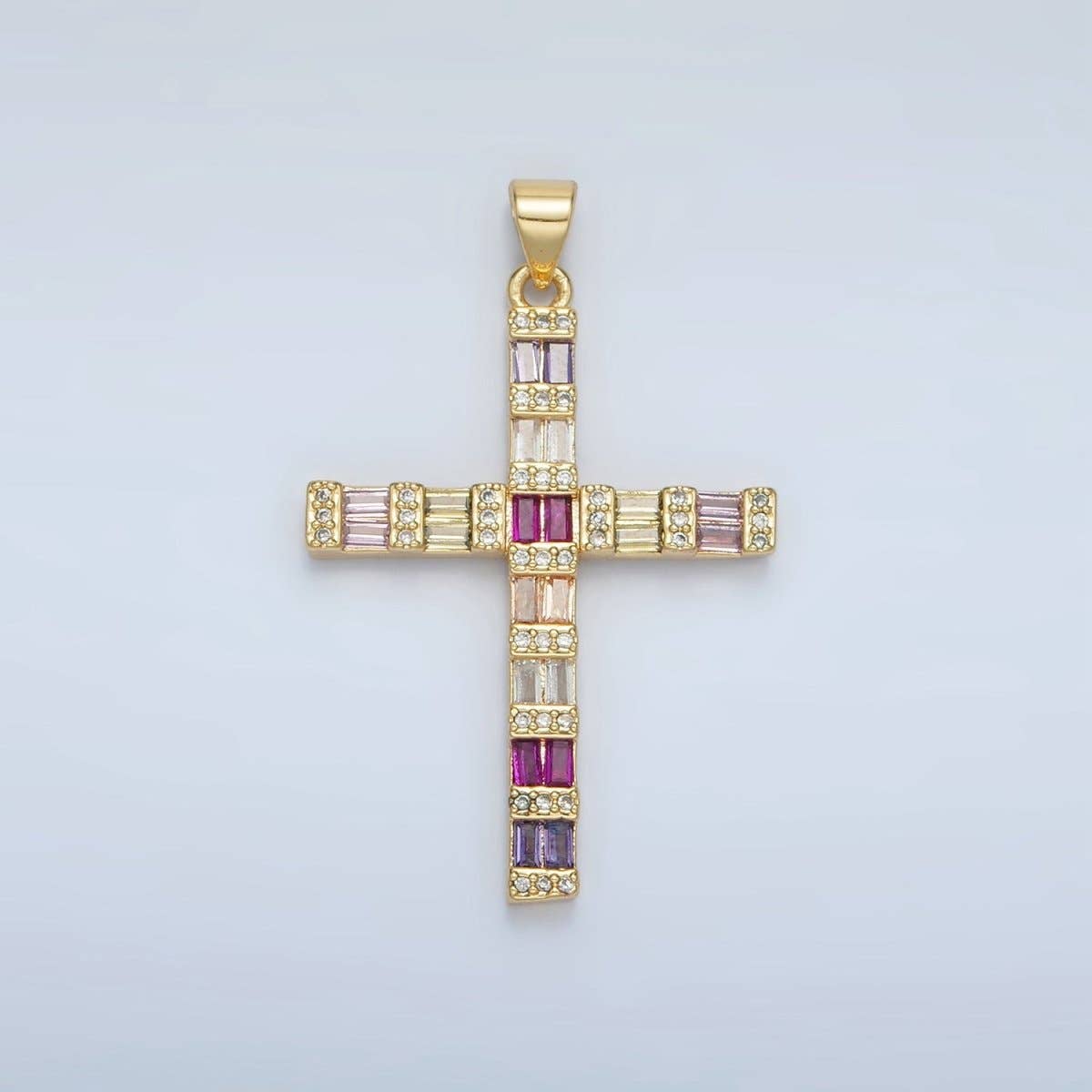 Baguette Cross Charm