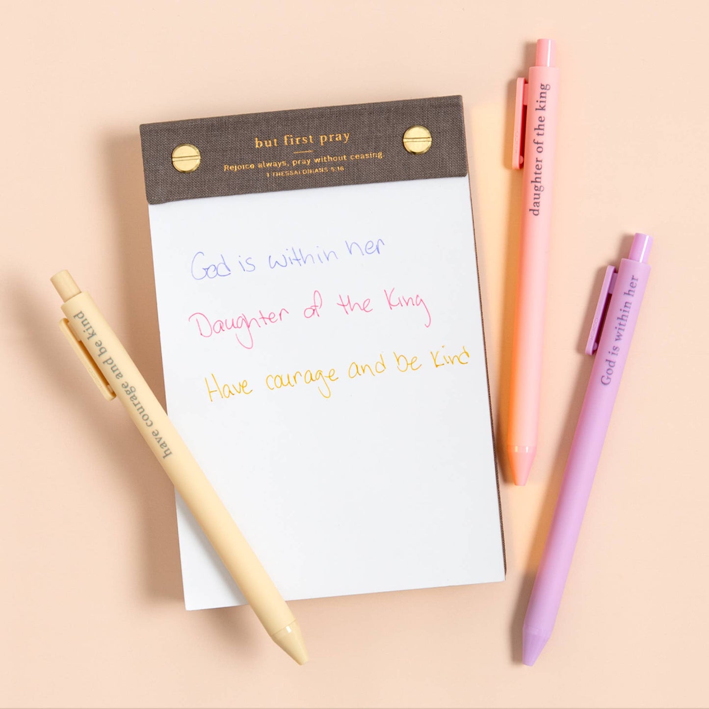 Daughter Pen Set — Faith, Strength & Grace