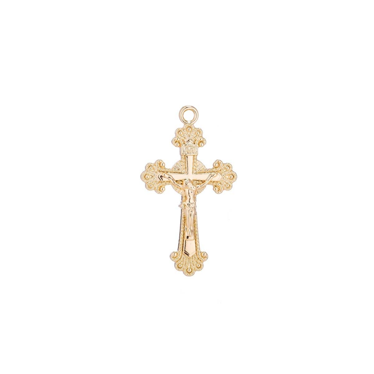 Ornate Crucifix Charm