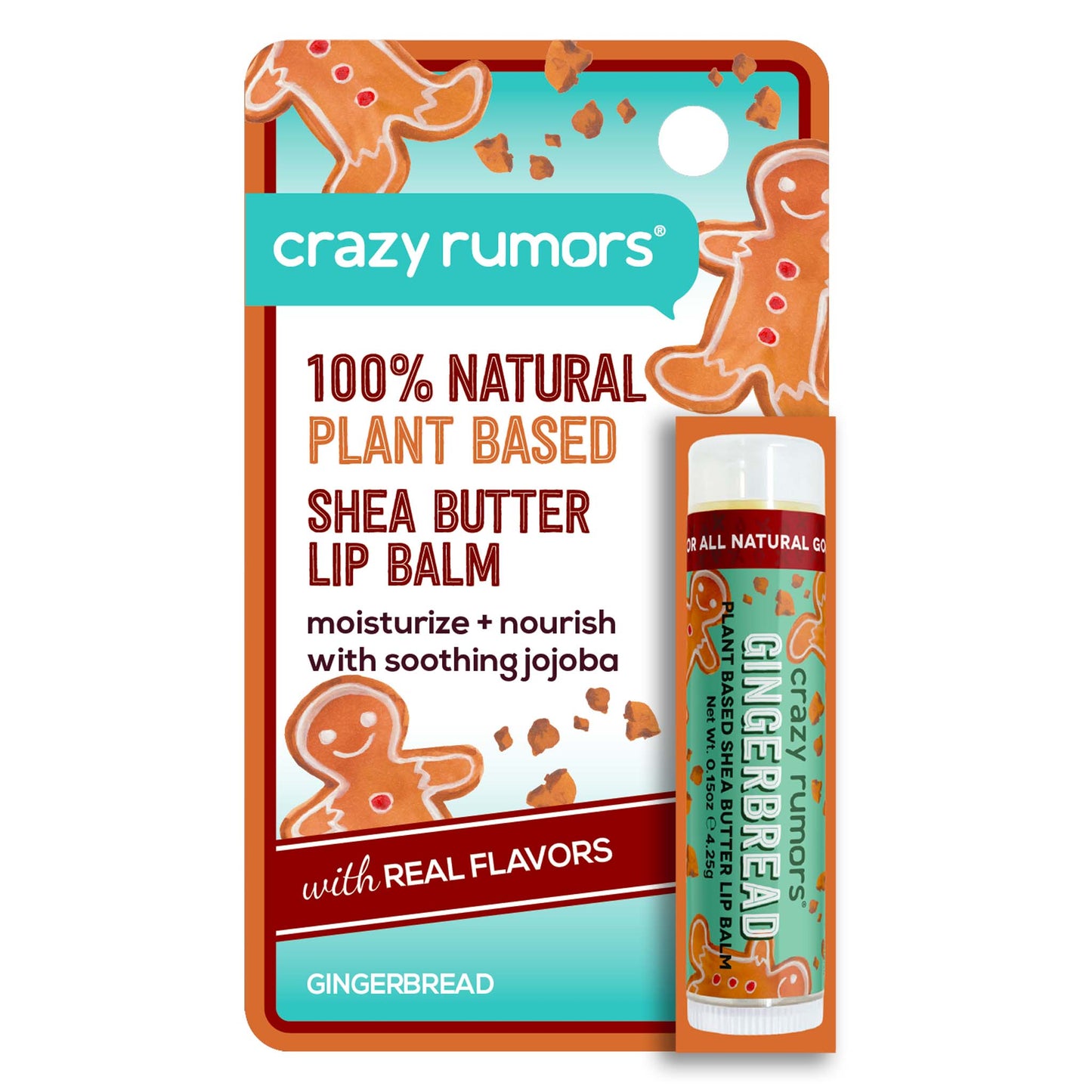 All Natural, Vegan Gingerbread Lip Balm