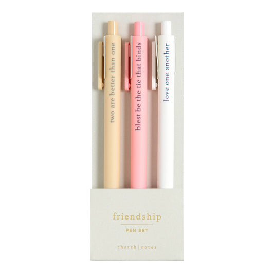 Friendship Pen Set — Faith, Fellowship & Grace