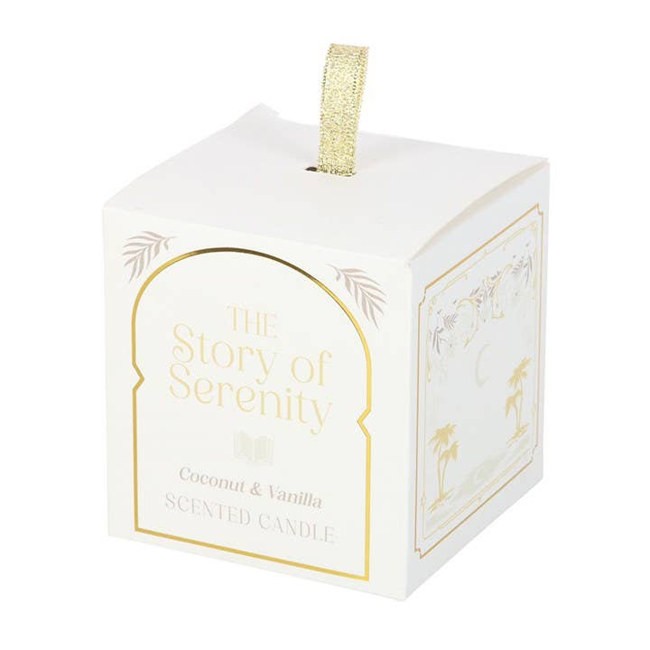 The Story of Serenity Coconut & Vanilla Candle