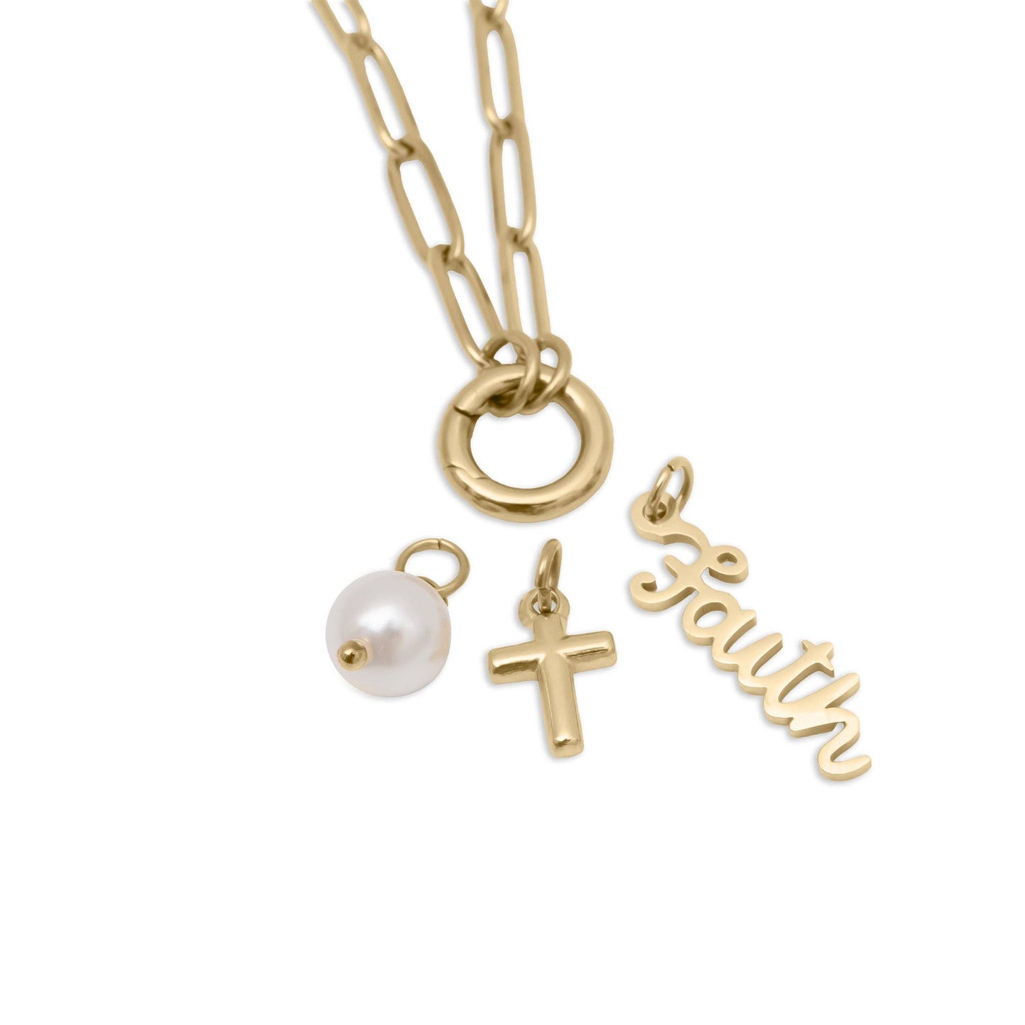 Gold DIY Faith Gift Set Necklace