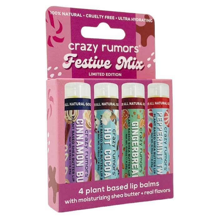 Festive Mix -  4 Pack Lip Balm Gift Box
